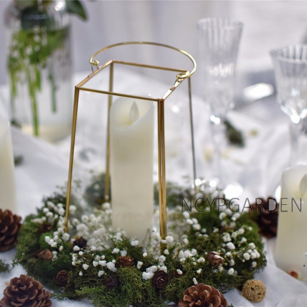 lanterns with succulents Glass Terrarium Holder Lantern – NCYPgarden