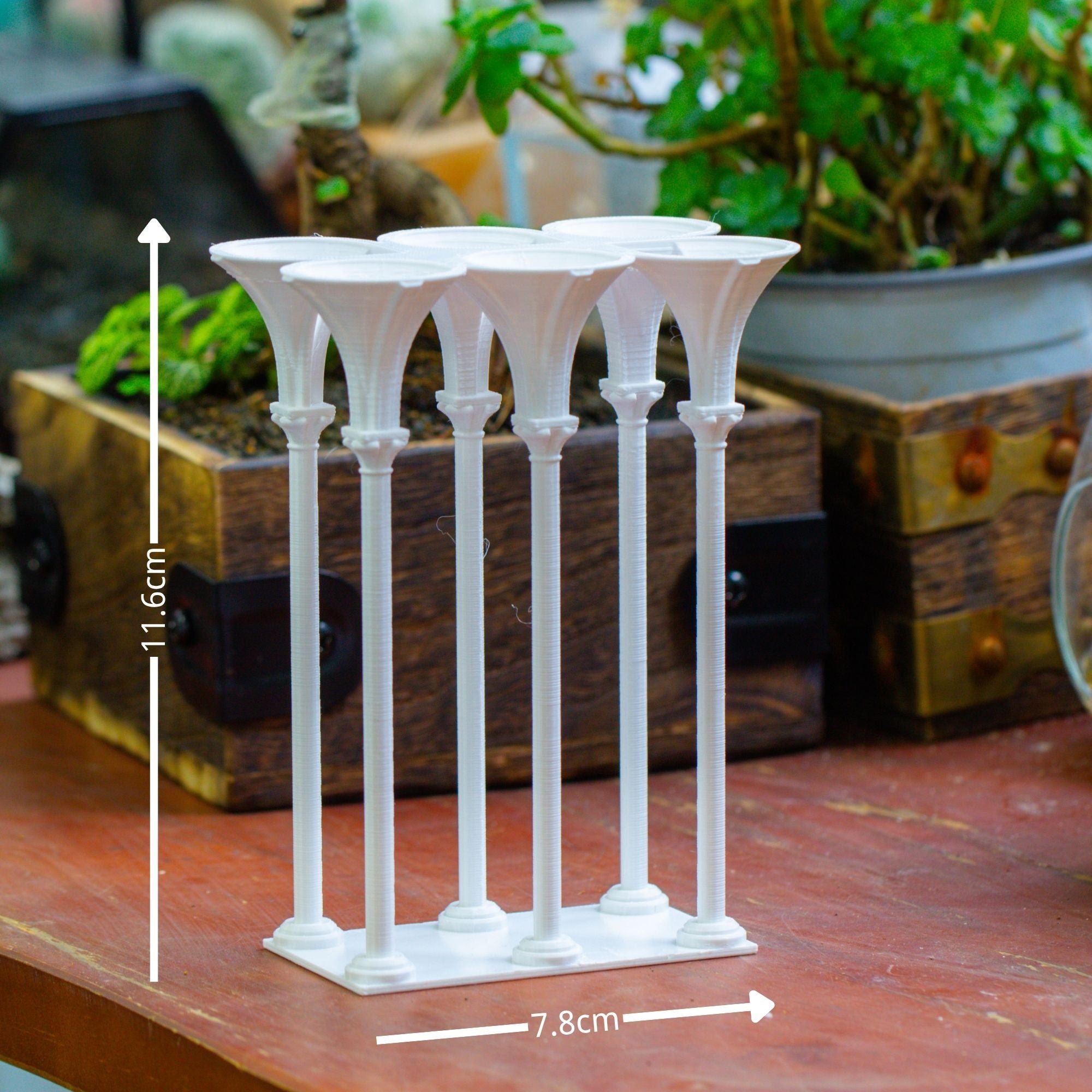 Castle Pillar Mini Climbing Support Set for Ficus pumila ‘Quercifolia’, for terrarium - NCYPgarden