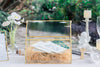 House Shape Arched Curved Roof Vintage Glass Card Box Terrarium, Handmade Brass for Wedding Receiption Wishwell Keepsake - NCYPgarden