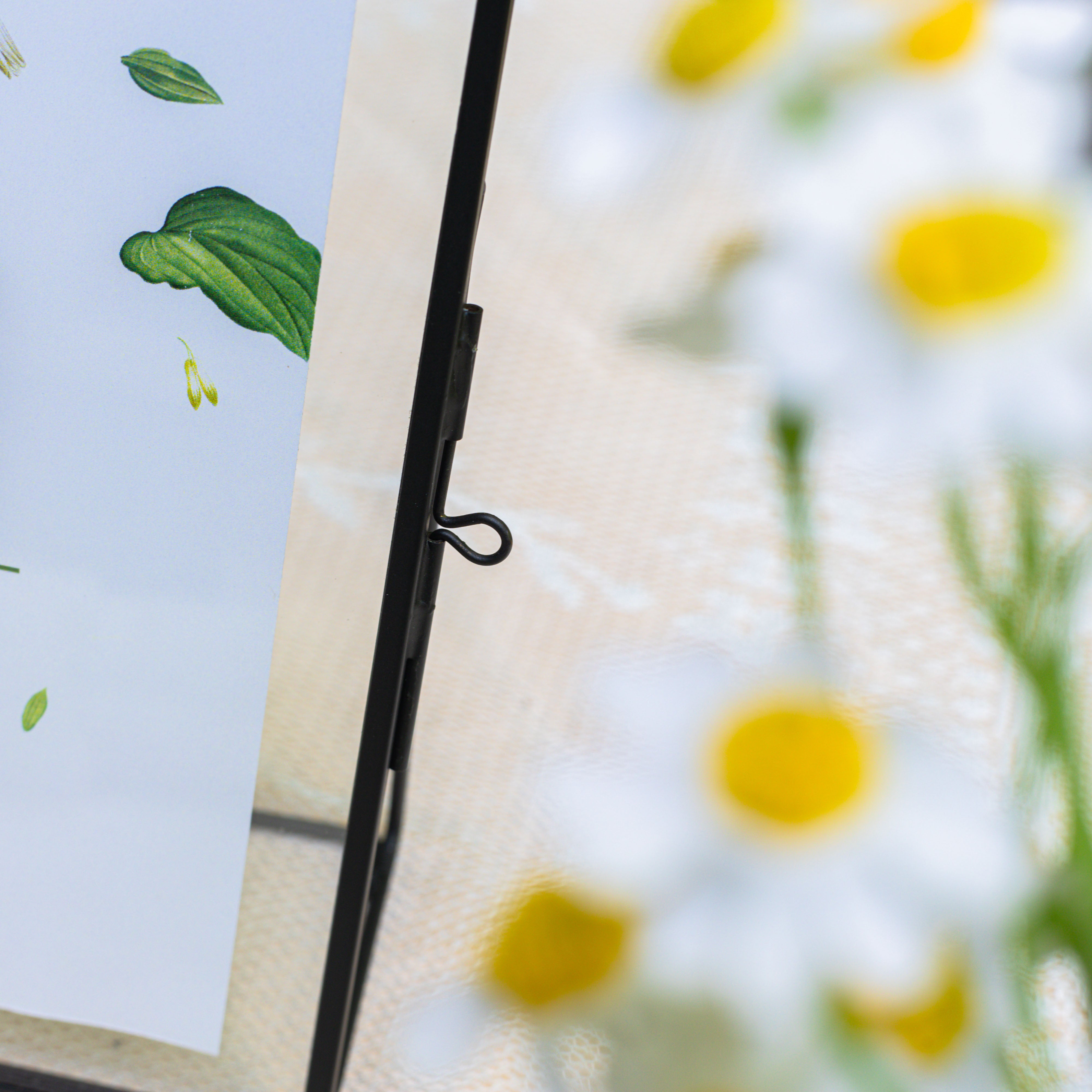 Modern Black Table Number Holder, 5X7'' Photo Picture Frame, for Outdoor Garden Wedding, Bridal Shower - NCYPgarden