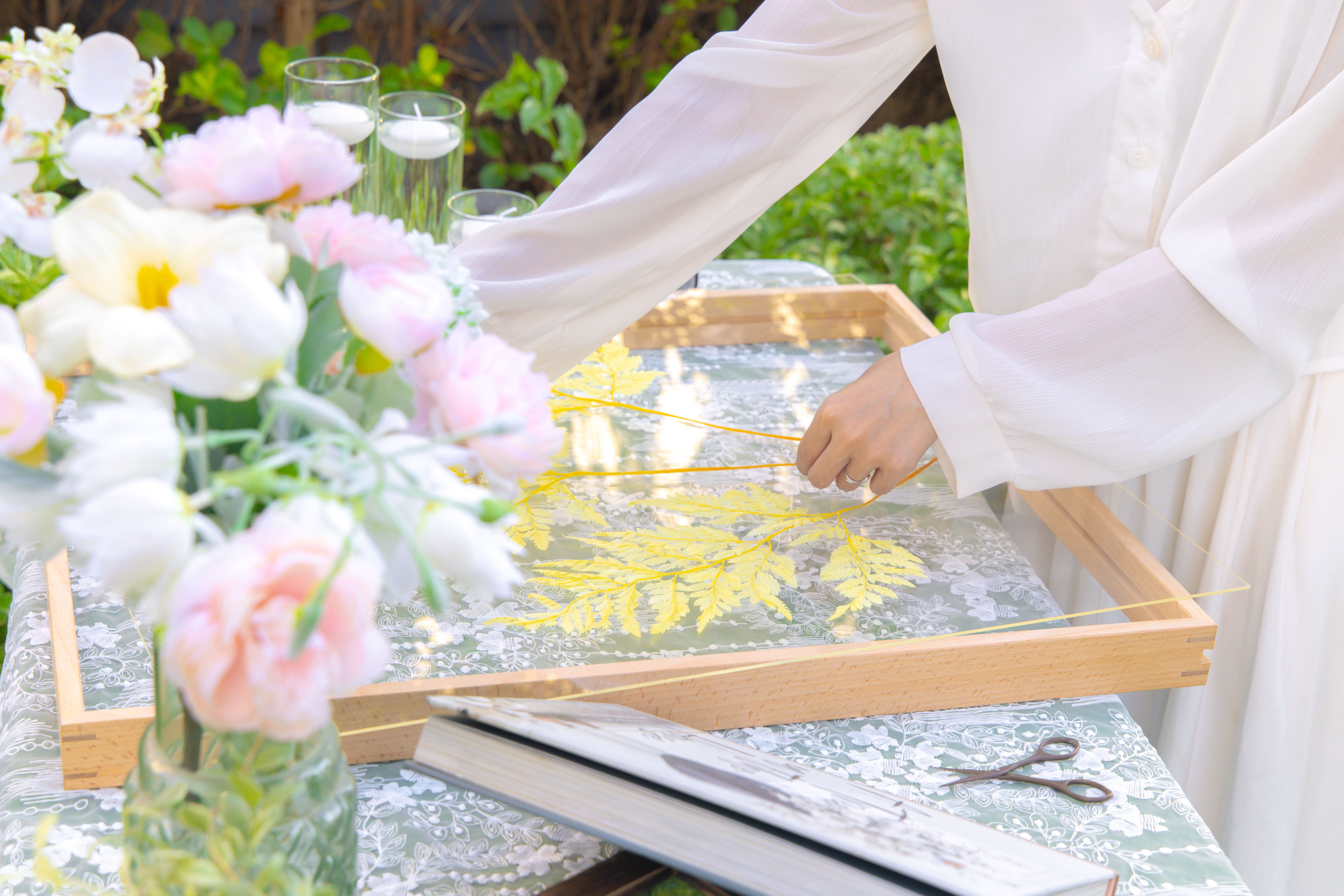 Customizable  NCYP Handmade 18x24" 20x24" Tabletop Wall Hanging Natural Wood Acrylic Artwork  Floating Frame - NCYPgarden