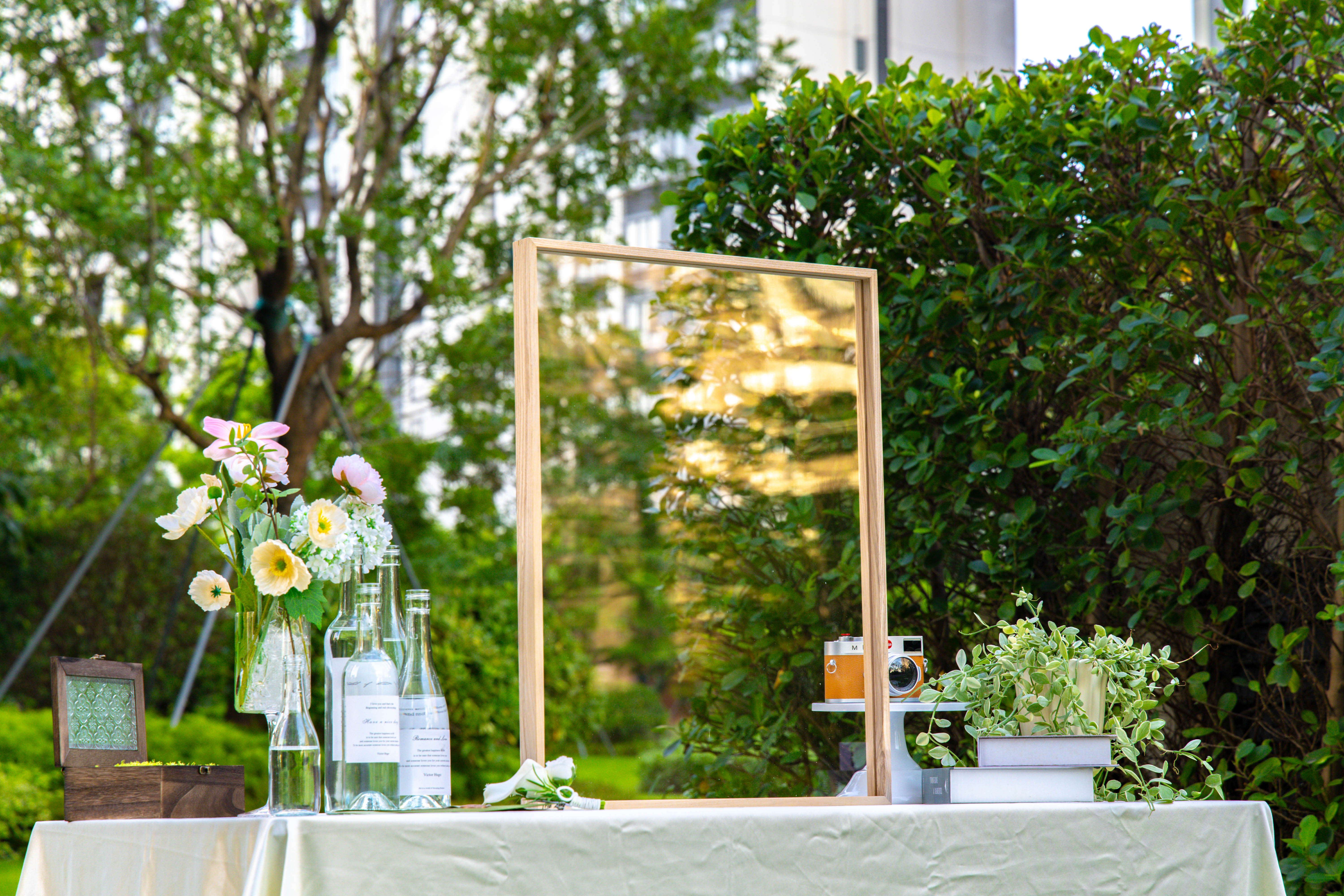 Customizable  NCYP Handmade 18x24" 20x24" Tabletop Wall Hanging Natural Wood Acrylic Artwork  Floating Frame - NCYPgarden