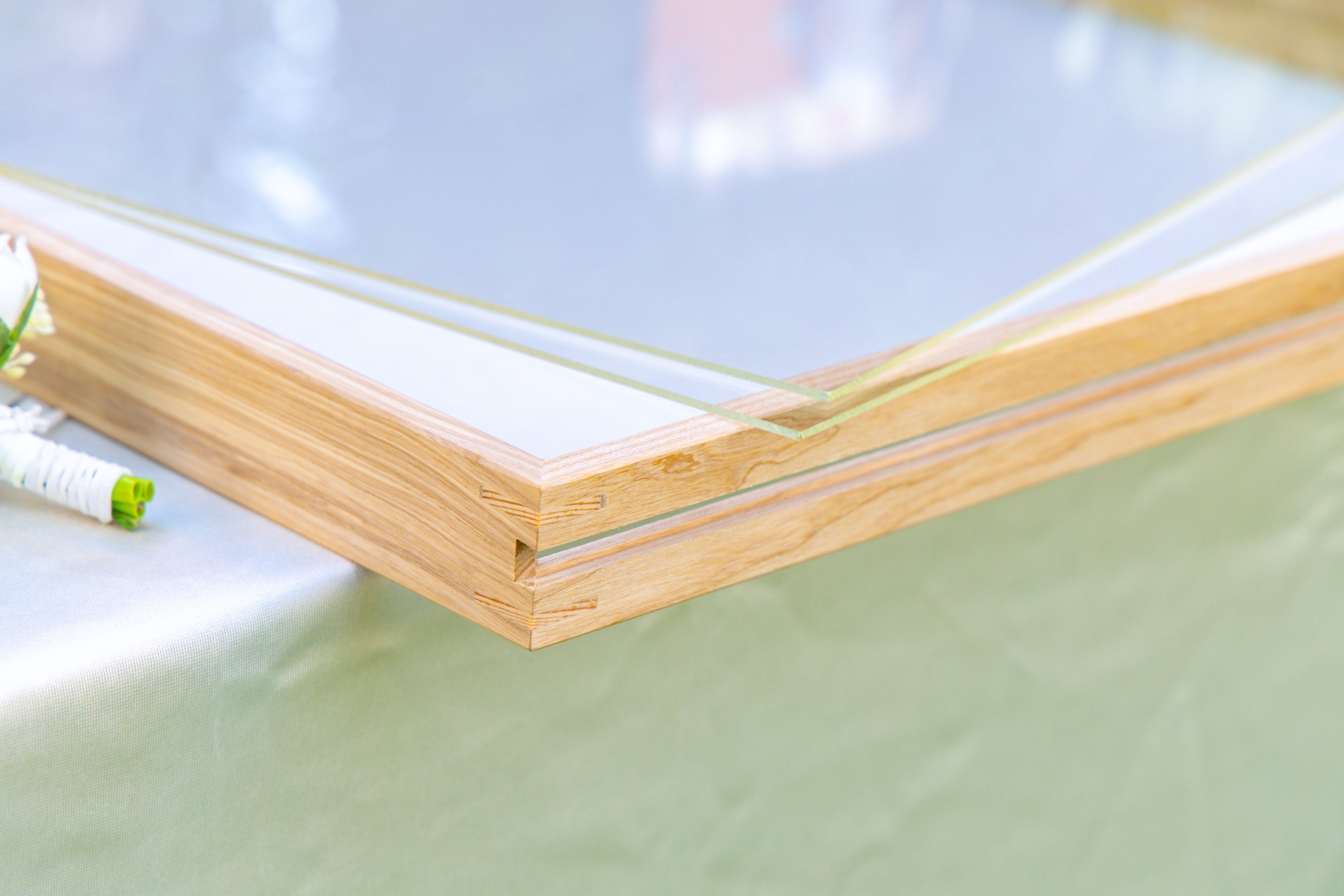 Customizable  NCYP Handmade 18x24" 20x24" Tabletop Wall Hanging Natural Wood Acrylic Artwork  Floating Frame - NCYPgarden