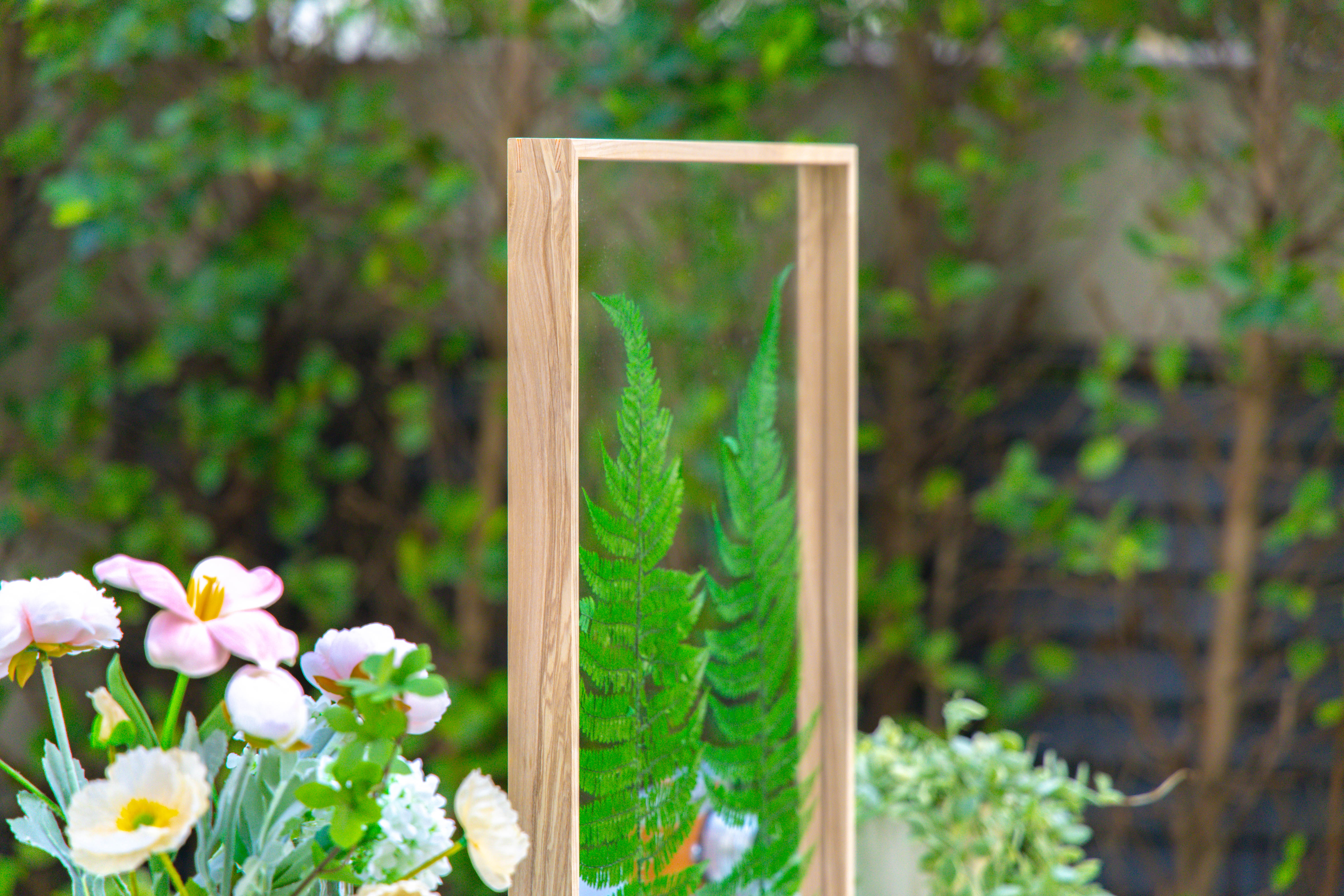 Customizable  NCYP Handmade 18x24" 20x24" Tabletop Wall Hanging Natural Wood Acrylic Artwork  Floating Frame - NCYPgarden