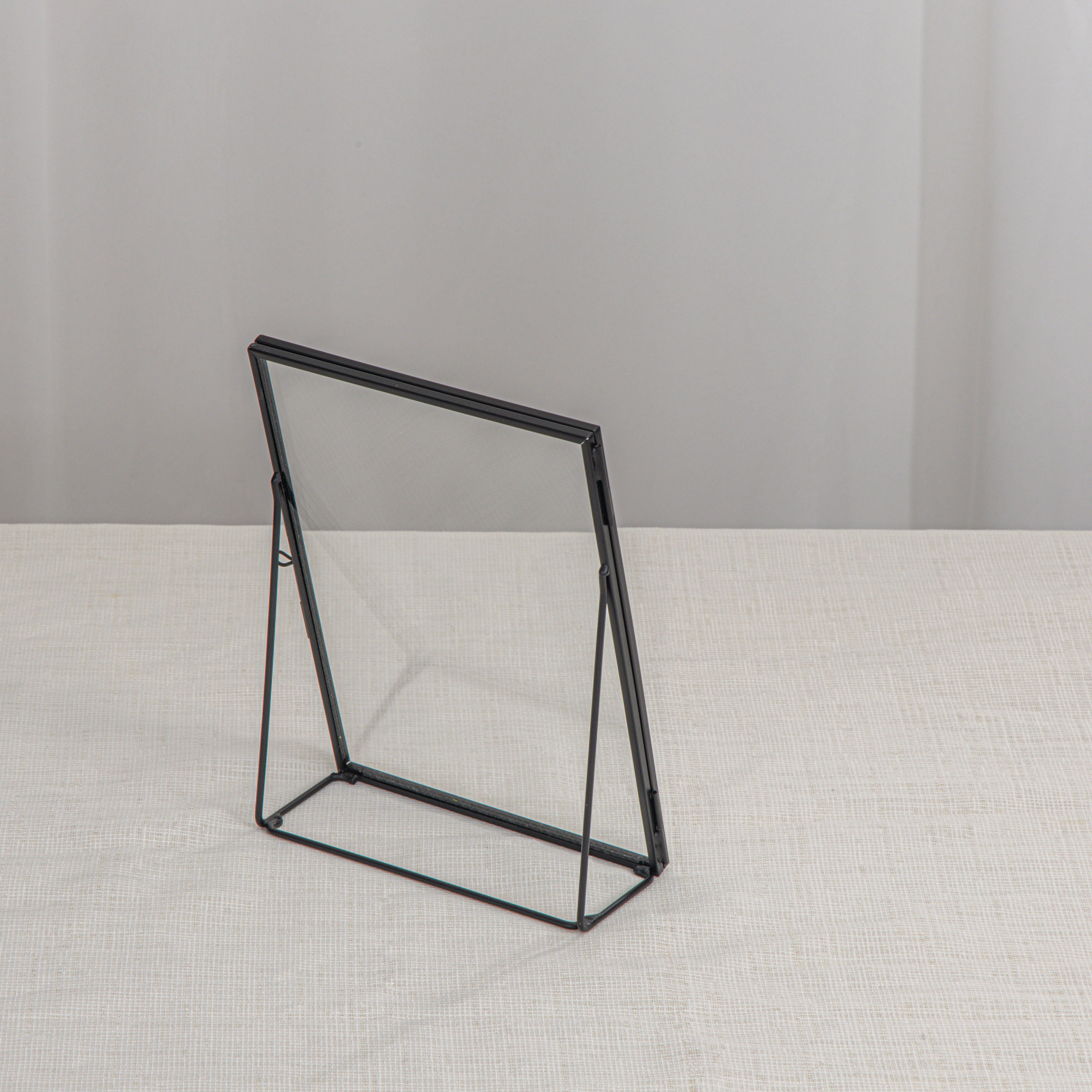 Modern Black Table Number Holder, 5X7'' Photo Picture Frame, for Outdoor Garden Wedding, Bridal Shower - NCYPgarden