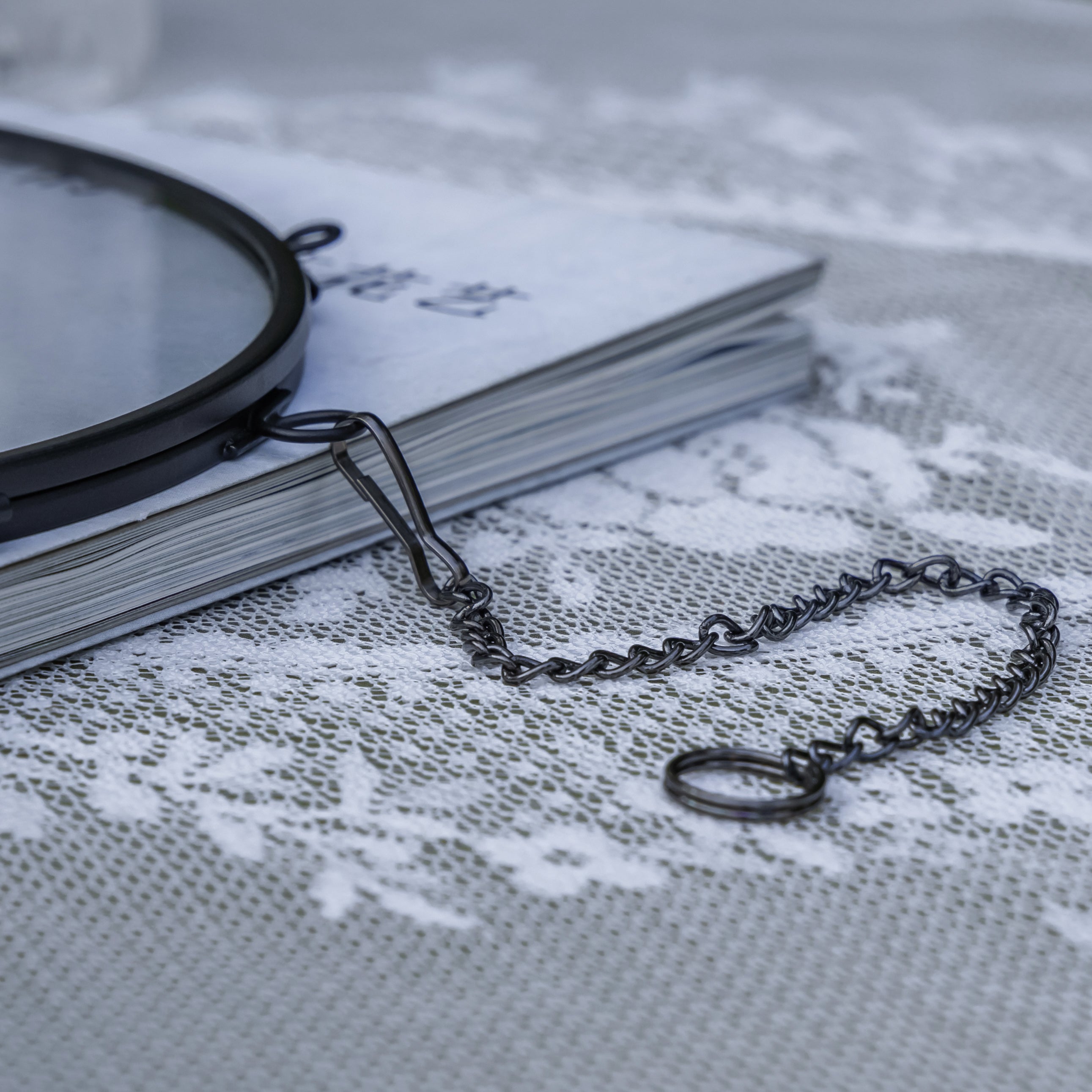 6" Black Wall Hanging RoundHerbarium Brass Glass Frame for Pressed Flowers, Poster, Double Glass, floating Frame - NCYPgarden