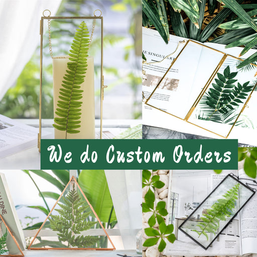 I accept custom orders for Geometric Glass  Box, Frame, Terrarium - NCYPgarden