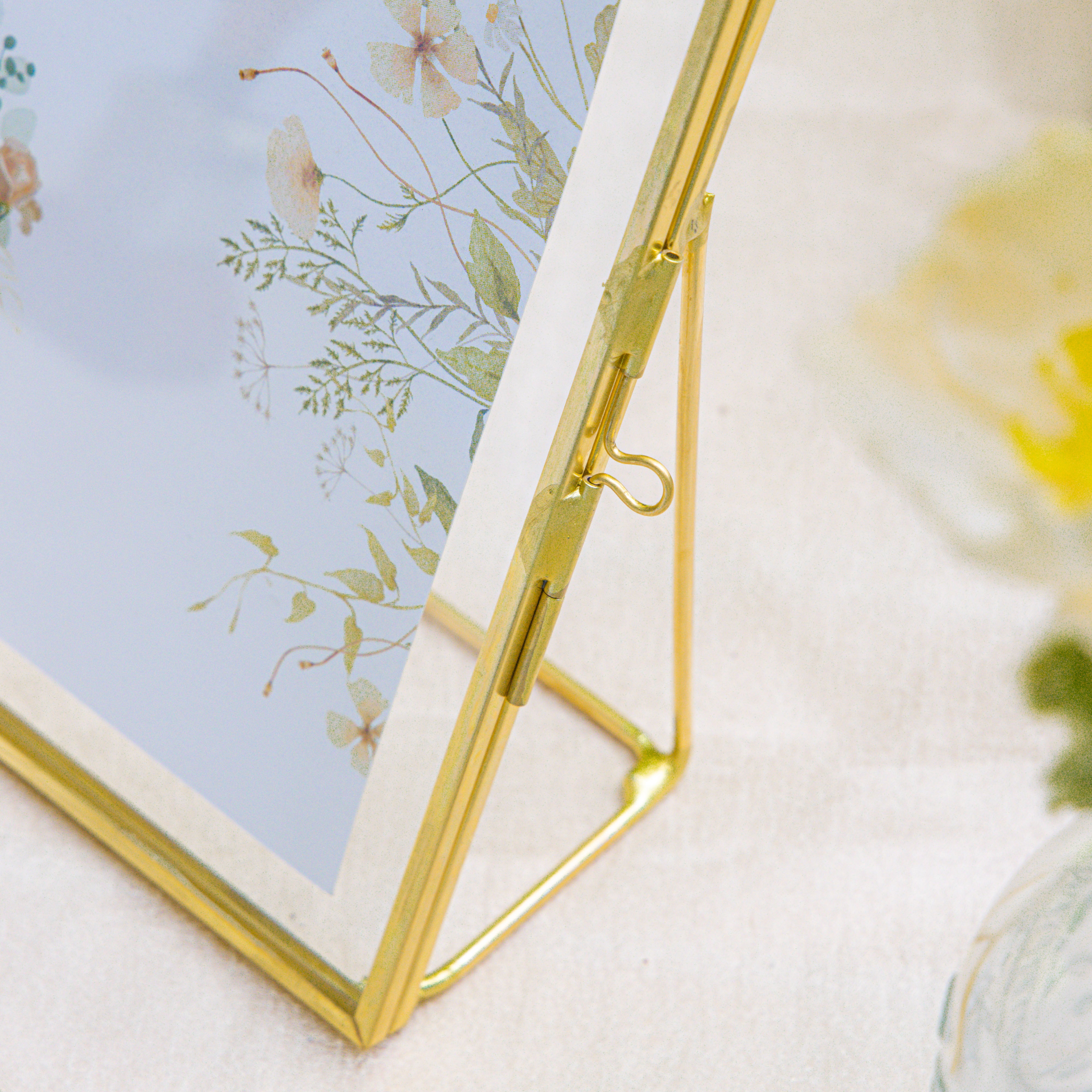 Gold Table Number Holder, 8''x6'' Wedding Photo Picture Frame, for Outdoor Garden Wedding, Bridal Shower - NCYPgarden