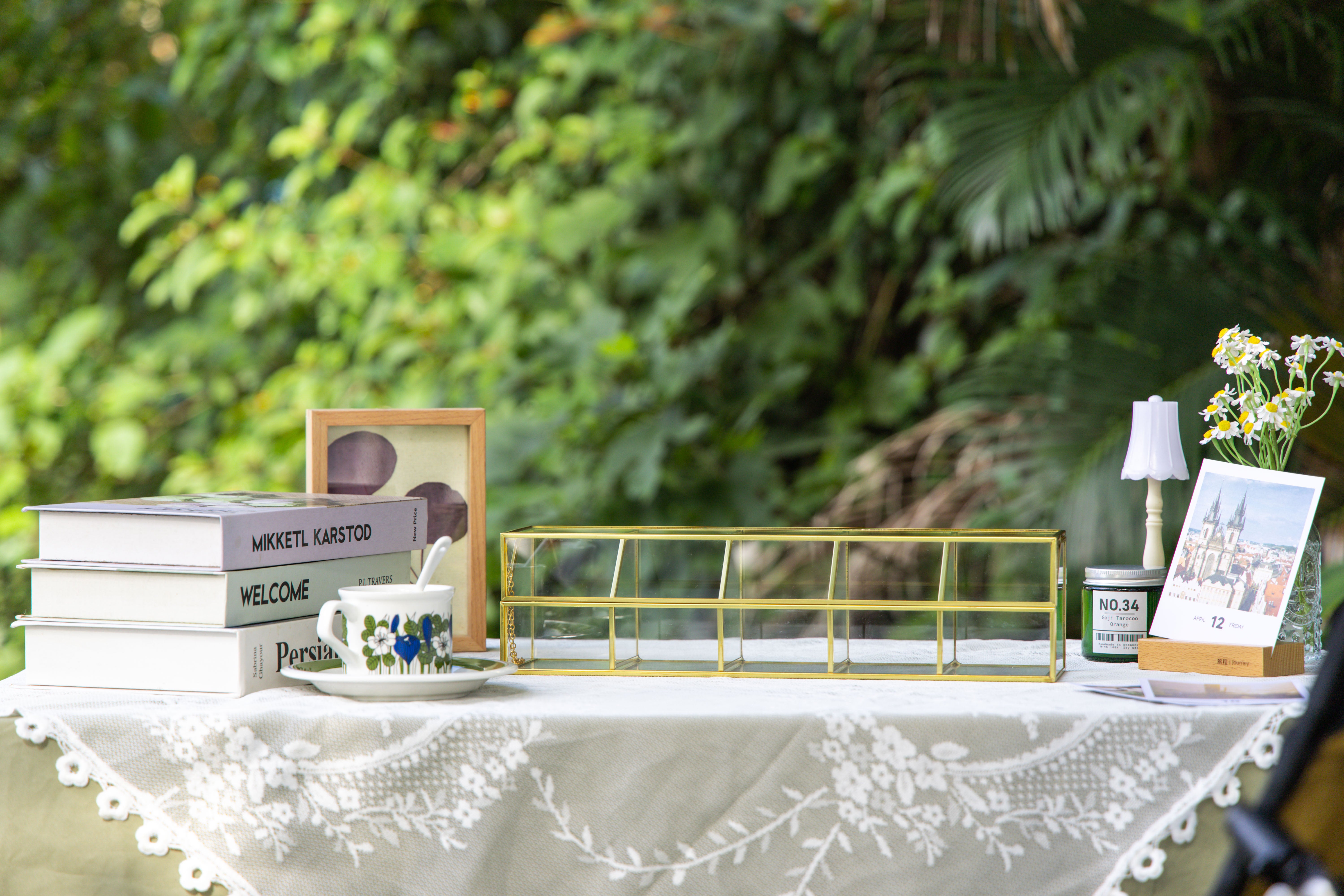 Glass Gold Tea Bag Box, 5 Compartments and Lid Storage Box, Tea Lovers Gift Box, Tea Organizer, Christmas Gift - NCYPgarden