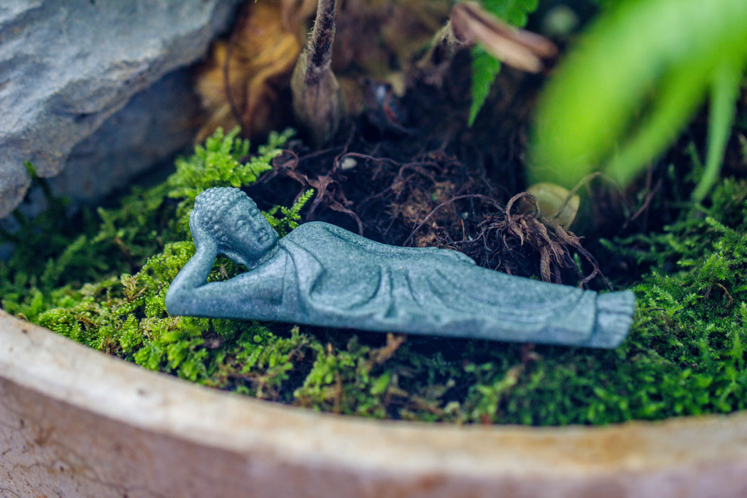 Buddha Bodhisattva Miniature figurines（Buddha lying down） for Terrarium, Bonsai, Miniature, Aquarium, Micro landscape, - NCYPgarden
