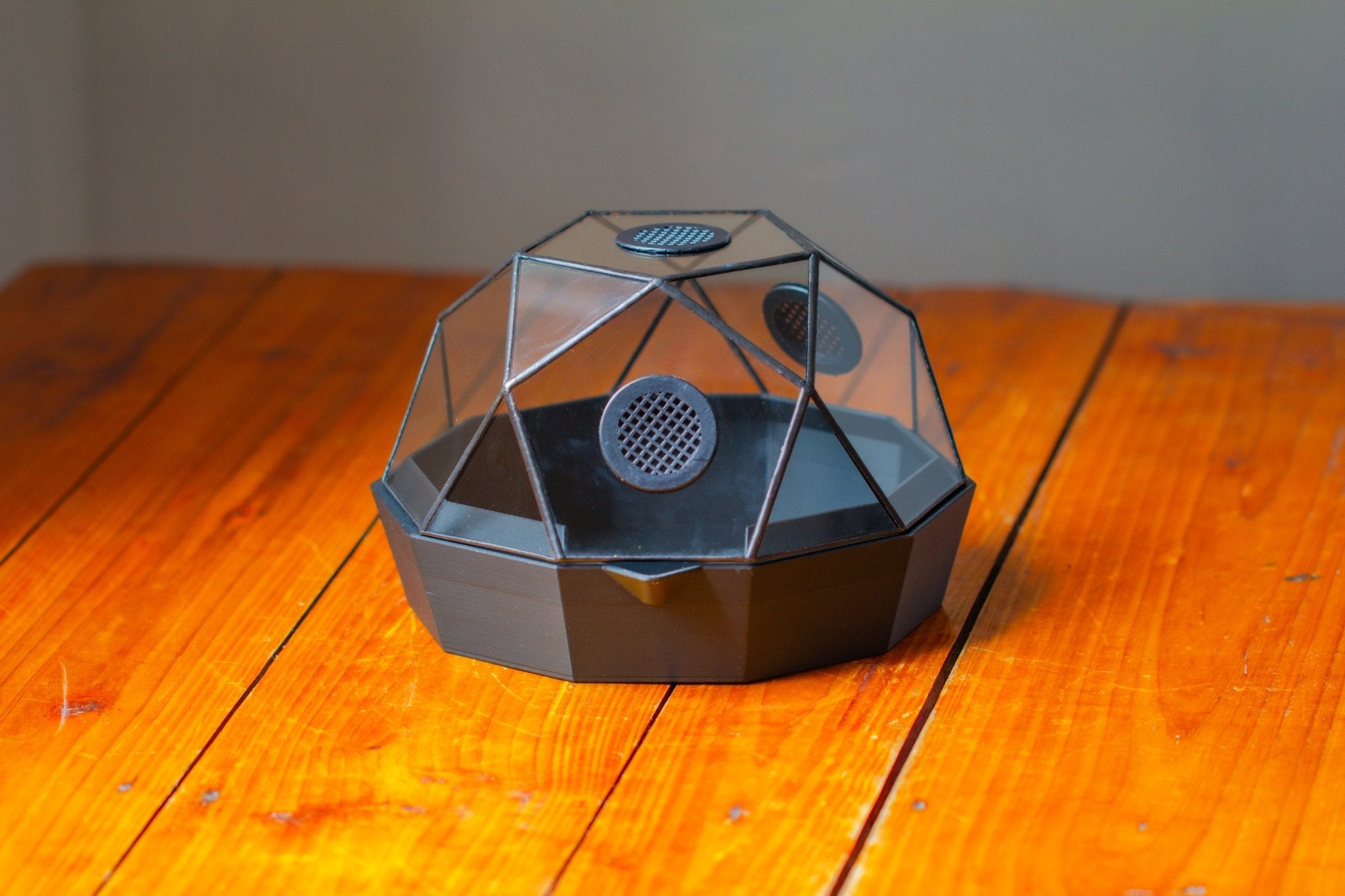 Dome Geometric Glass Terrarium, Vented, Two - part, for Moss Beginners PG08S2 - NCYPgarden