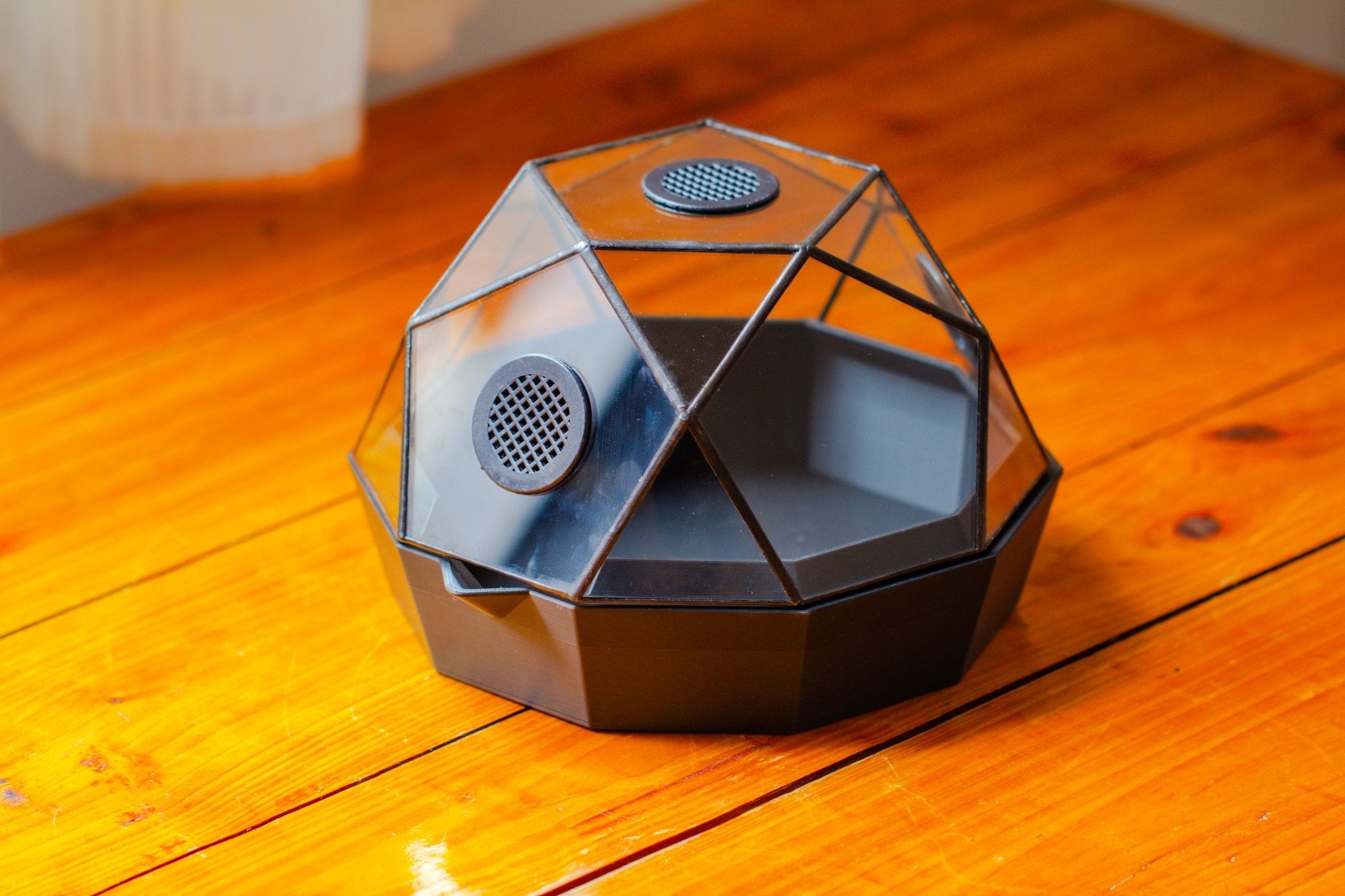 Dome Geometric Glass Terrarium, Vented, Two - part, for Moss Beginners PG08S2 - NCYPgarden