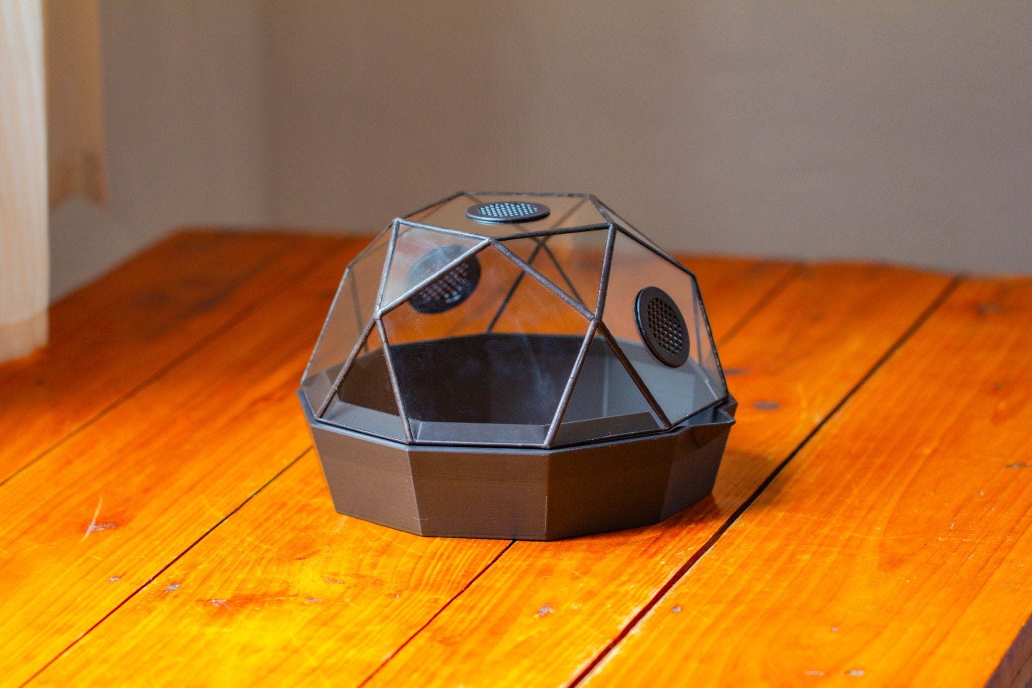 Dome Geometric Glass Terrarium, Vented, Two - part, for Moss Beginners PG08S2 - NCYPgarden