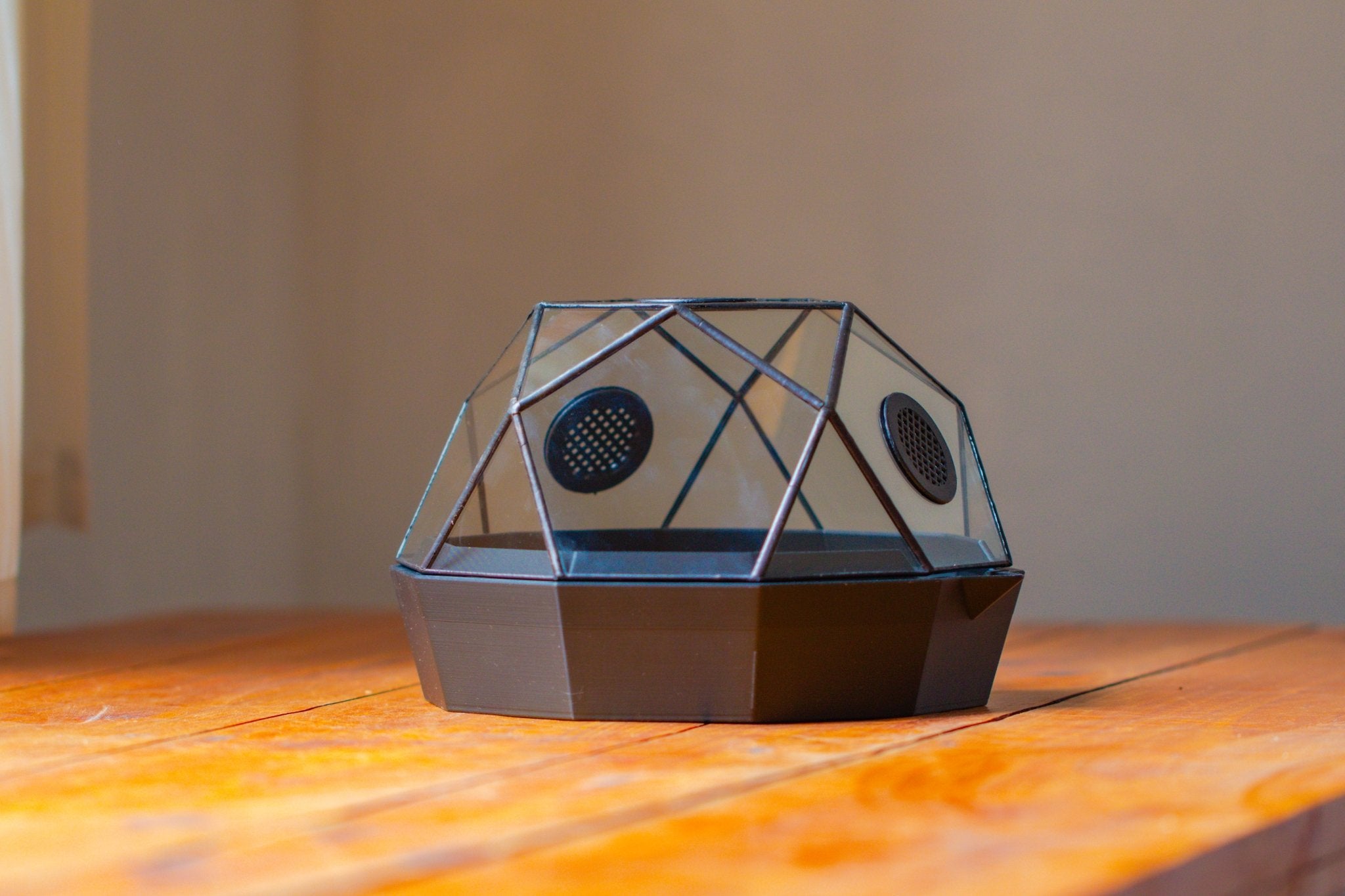 Dome Geometric Glass Terrarium, Vented, Two - part, for Moss Beginners PG08S2 - NCYPgarden