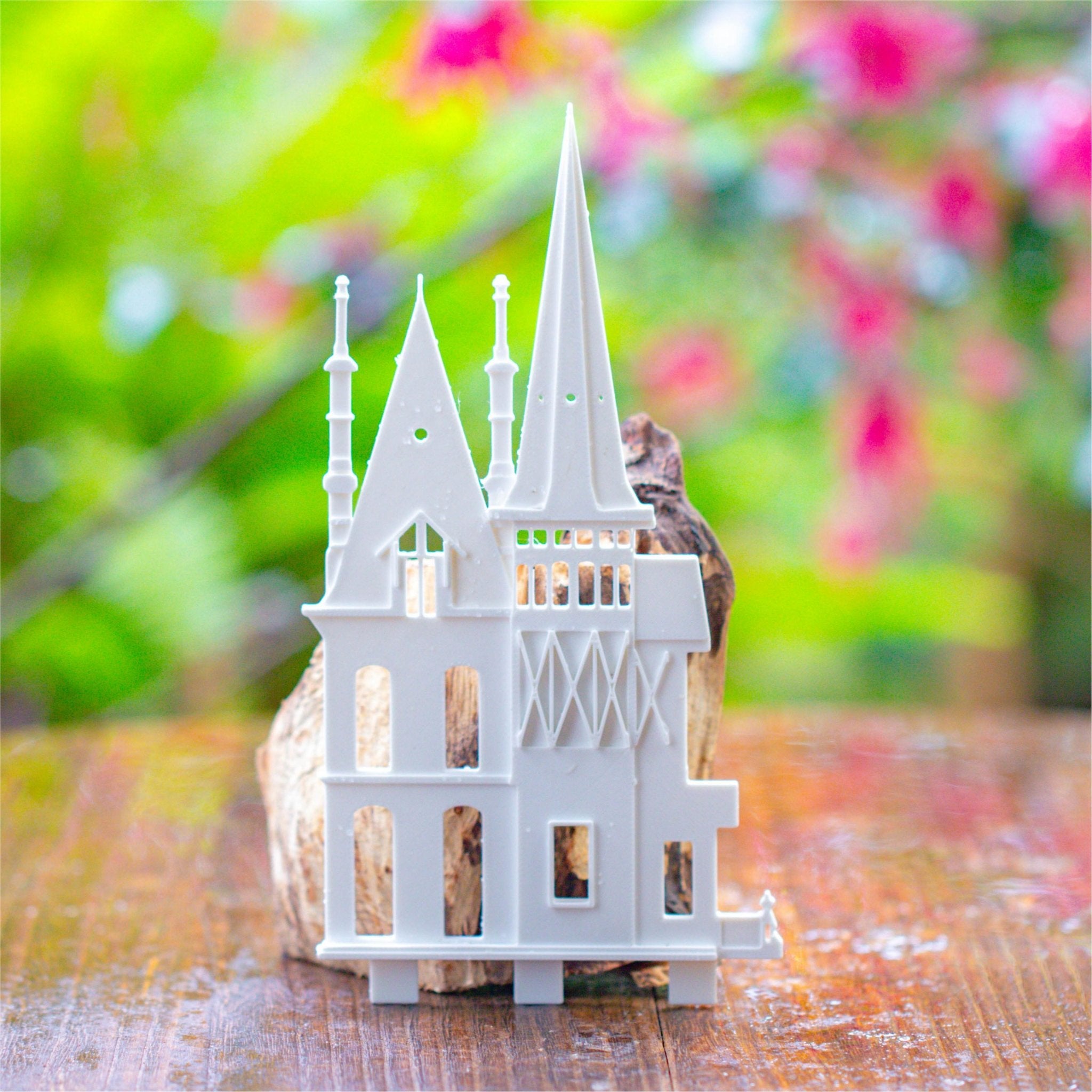 Castle Pillar Mini Climbing Support Set for Ficus pumila ‘Quercifolia’, for terrarium - NCYPgarden