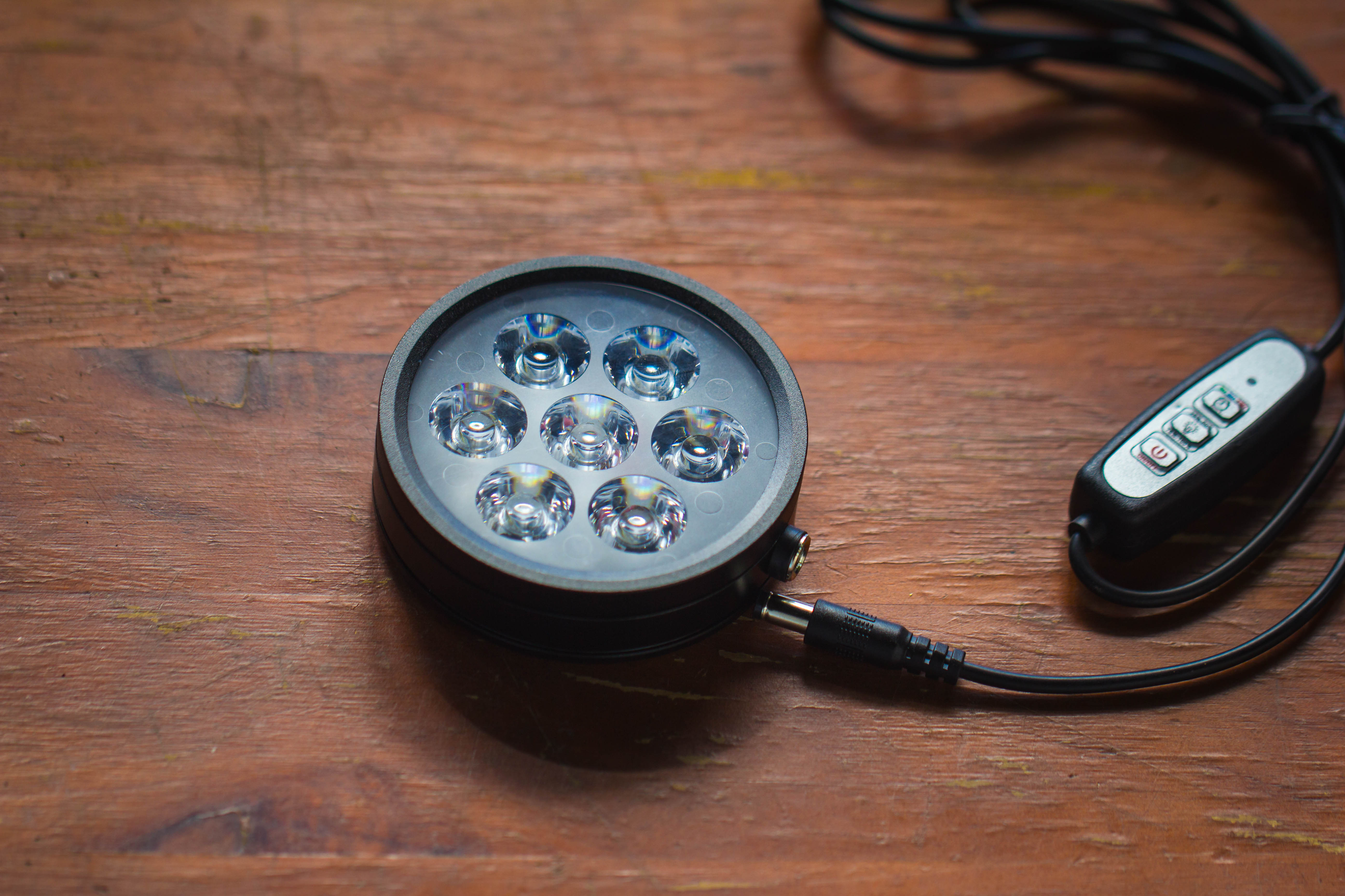 Small Cylinder Terrarium with LED Grow Lamp, Acrylic Lid Set for Bog, Carnivorous plants-15x20cm - NCYPgarden