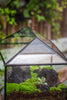 NCYP Handmade Large House Shape Tabletop, Swing Lid Latch Geometric Glass Terrariumn Box - NCYPgarden