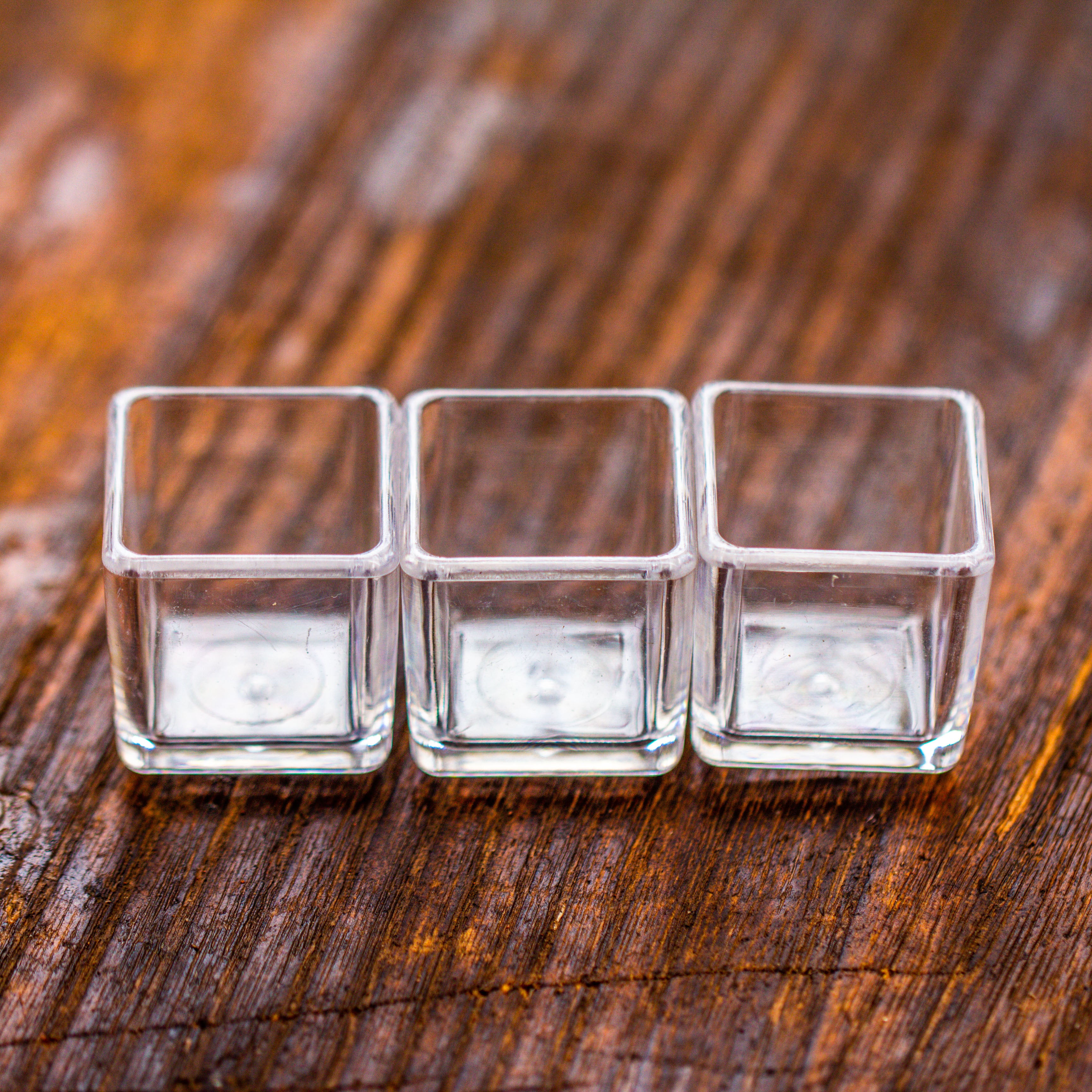 40 units Mini Acrylic Square Pot for Moss -3cm / 1.2" side length - NCYPgarden