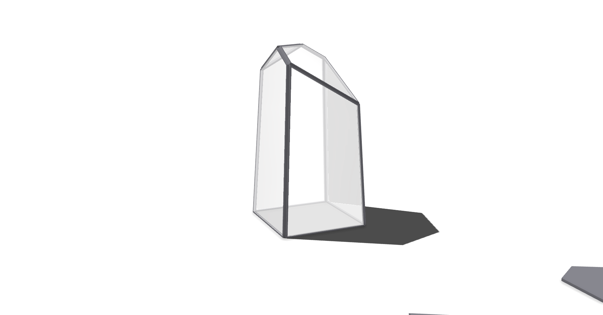 custommade order 10 pcs irregular glass tin terrariums without bottom and door - NCYPgarden