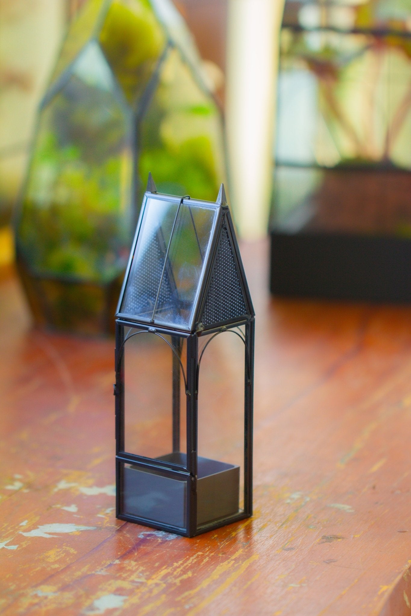 Mini tall house shape jumping spider terrarium SH04E1 - NCYPgarden