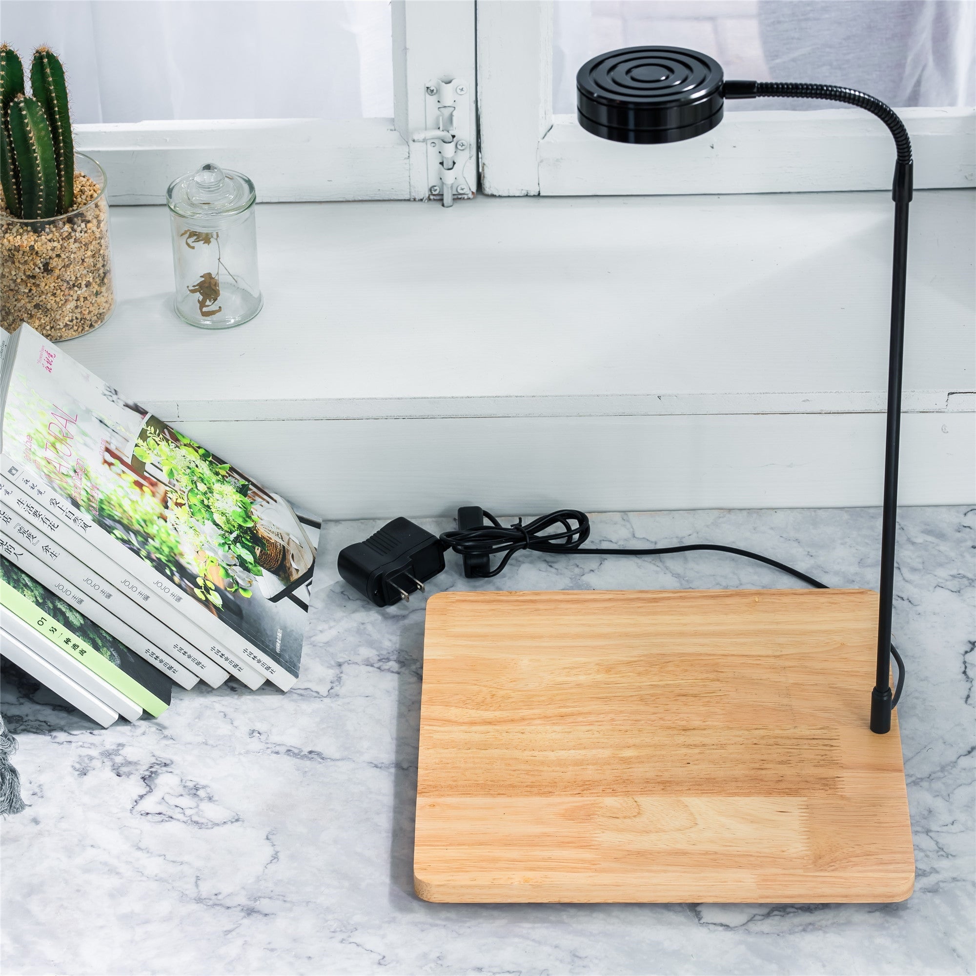 desk lamp for succulents NCYP Tabletop Board USB LED Succulents Grow Light Display Indoor Terrarium for Succulents Moss