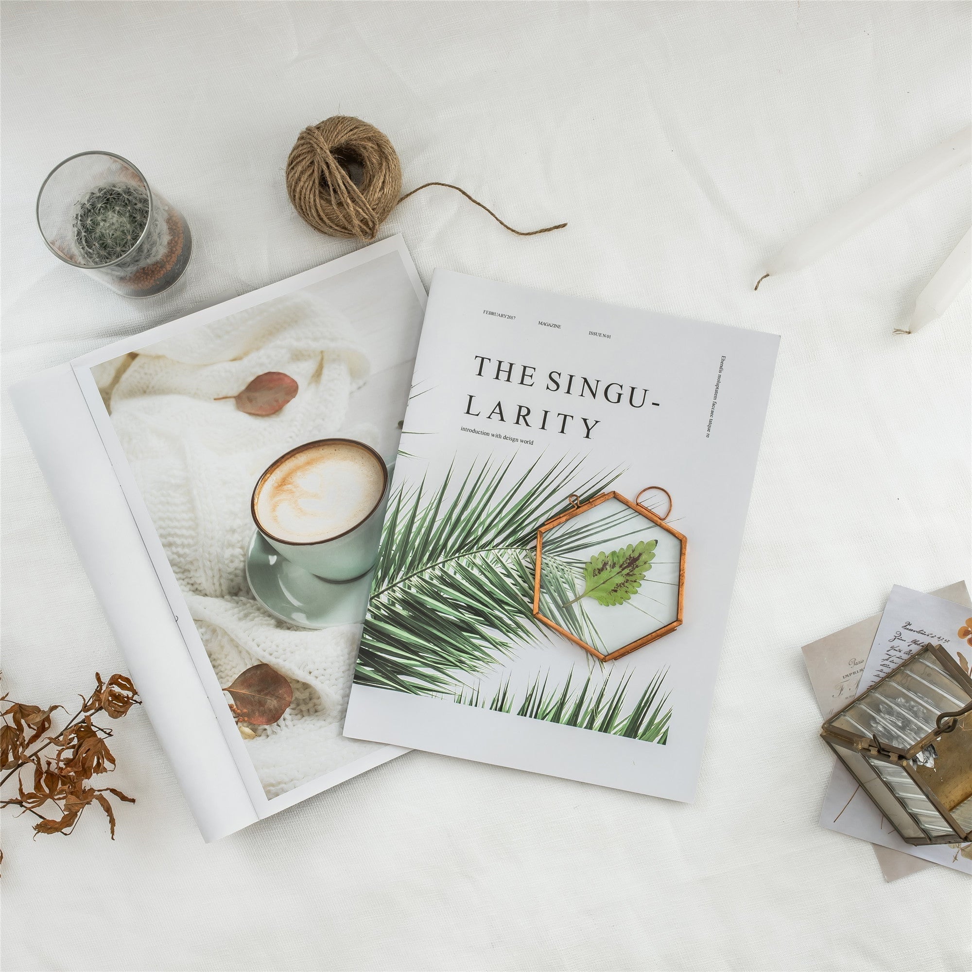 Hanging Small Pink Hexagon Herbarium Copper Glass Frame for Pressed Flowers Dried Flowers - NCYPgarden