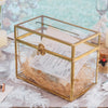Copy of Handmade Vintage Geometric Glass Card Boxwith slot Terrarium with Latch for Wedding Reception - NCYPgarden