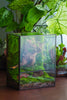 NCYP Close Geometric Glass Terrarium with Door, Tin Sealed  Rectangle Tall Moss wall Planter for Moss Wall, Fern, Landscape - NCYPgarden