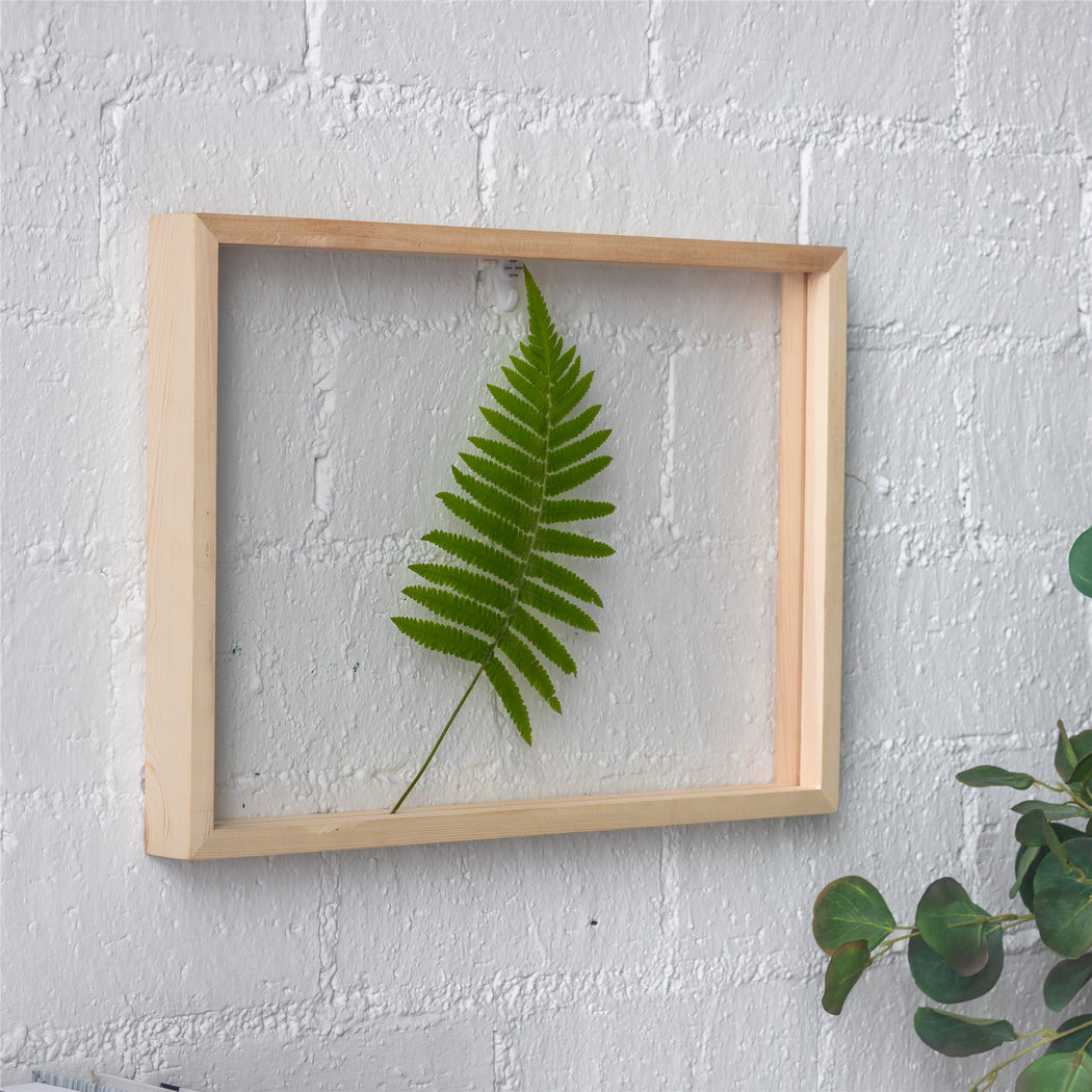 NCYP Handmade 5' 20" A3 A4 Large Tabletop Wall Hanging Natural Wood Acrylic Artwork  Floating Frame - NCYPgarden