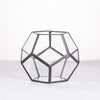 Handmade Mini Black Pentagon Glass Geometric Terrarium for Ring Box Moss - NCYPgarden